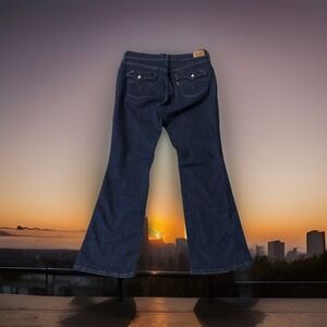 Levis 515 Bootcut womens Jeans Size 12m 31 x 32 STRETCH Flap Pockets DARK